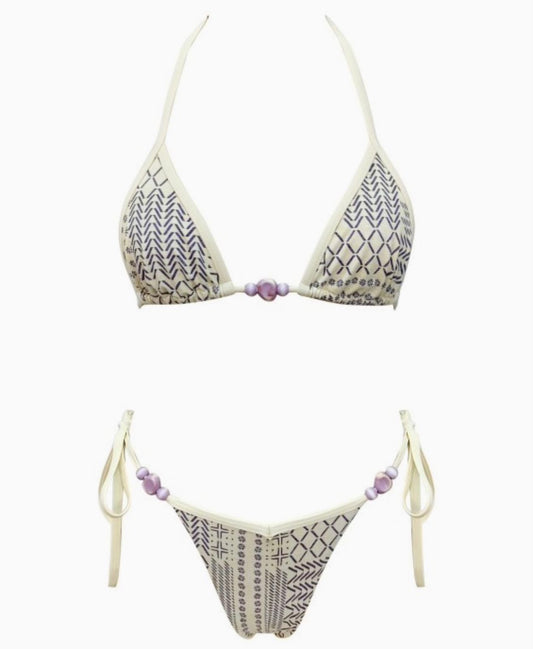 holbox bikini con pareo